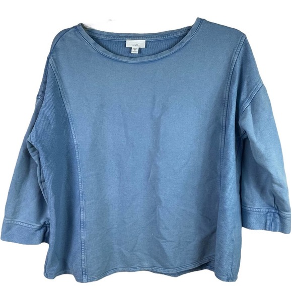 J. Jill Sweaters - J. Jill Blue 3/4 Length Lite & Soft Ribbed sweater size 1X